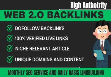 125 Powerful Web 2.0 Backlink Service Boost Rankings with High-Authority Links