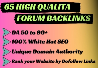 I Will Provide Top Forum Backlinks to Boost Your SEO