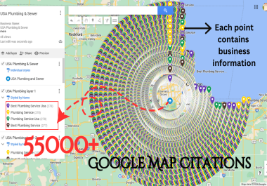 Rank up your GMB with our 55k+ Local Google map Citations