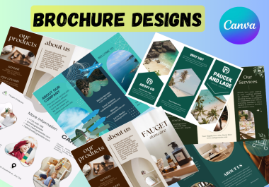 Your Will get a Professional Trifold Brochure Designs