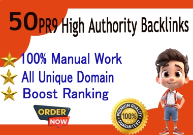 I Will Create 100 USA PR9 Backlinks High-Quality Site