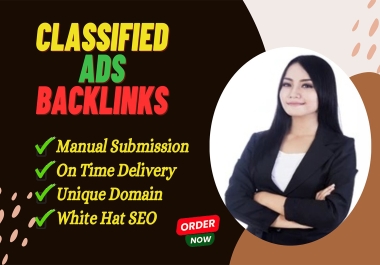 I will create 100 Classified Ads Backlink in top classified Websites