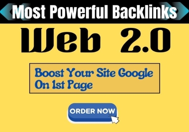 I Will build top 60+ do-follow web 2.0 backlinks with high DA/PA