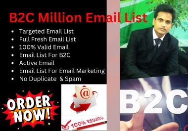 I will do niche targeted email list,  b2c,  Country Based Email & email list