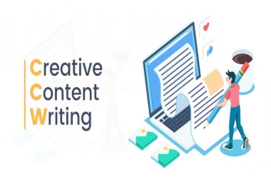 I will Do Creative Content Writing For You In Just 24hr