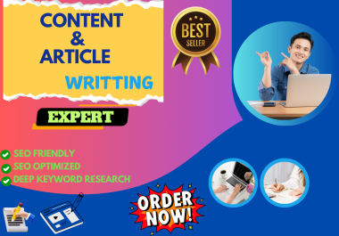 I will be your SEO content writer and blog writer