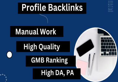 I will generate powerful profile backlinks for SEO growth