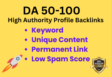 220 Manual High Domain Authority SEO Profile Backlinks Without Spam Score