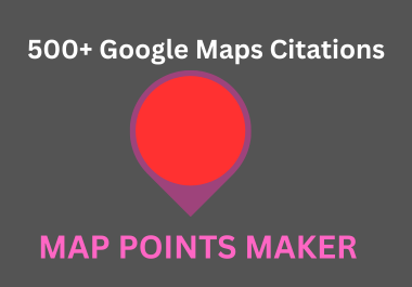 Create 500 Google Maps Citations for GMB Ranking and Local SEO