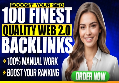 Skyrocket Your Website with 100 Web 2.0 Backlinks