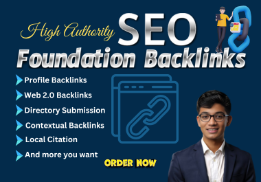 I will provide 250 High Quality foundation backlinks to rank your website