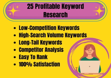 I Will Conduct In-Depth Keyword Research for Your Niche