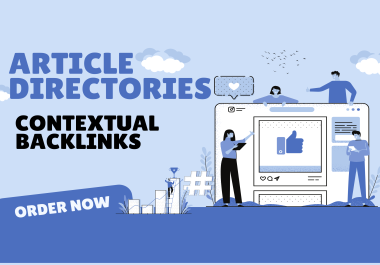 Build 2000 Contextual Backlinks From Directories Submission With SEO Backlinks