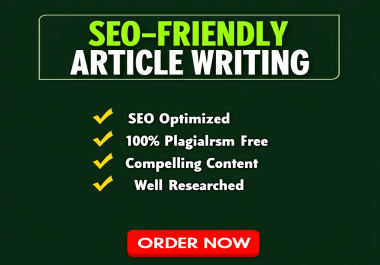 I will write 1000+ SEO Optimized 100 Plagiarism Free Well Researched