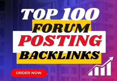 I will do 90 do-follow forum backlinks posting for ranking your website