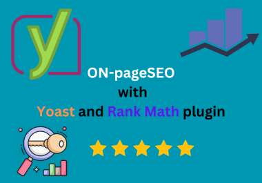 I will do wordpress On-page SEO with yoast SEO and rank math plugin