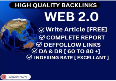 I Will Create High Quality Web 2.0 Backlinks for SEO Success