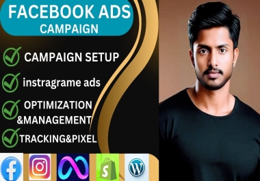 meta ads campaign or run fb advertising Instagram ads