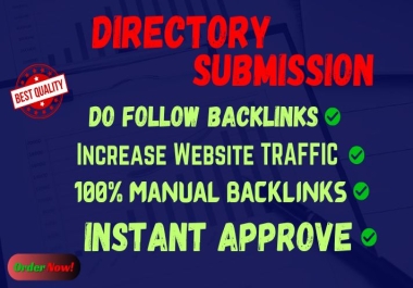 I will do top 350 manual directory submissions backlinks