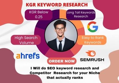 I will do SEO Keyword Research and Competitor Analysis for your Niche that actually ranks