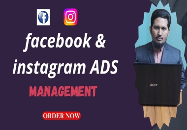 I will run facebook and instagram ads,  lead generation,  meta