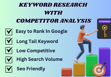 Custom SEO Keyword Research and Competitor Analysis to Rank Faster