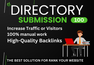 100 Unique Directory Submission Do Follow SEO High Powerful Backlinks