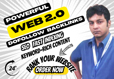 I Will Create 100 Powerful Web 2.0 SEO Backlinks