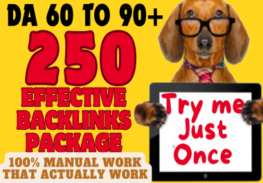 250 effective backlink package for boost your google rank