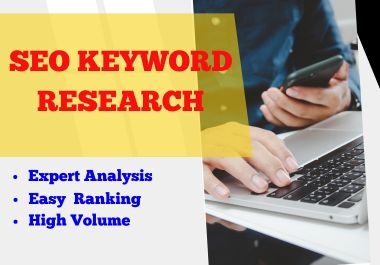 I will conduct professional SEO keyword research.