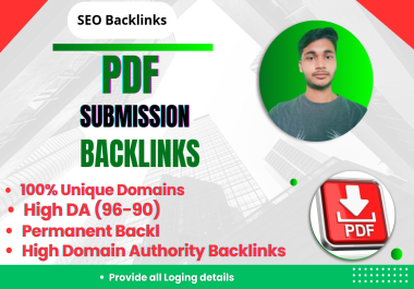 Top 110 PDF Submission service manually for backlinks or improved Traffic,  and Better Rankings