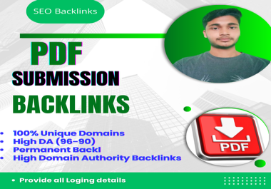 Top 110 PDF Submission service manually for backlinks or improved Traffic,  and Better Rankings