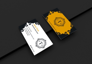 I will design professional and eye catching business card design