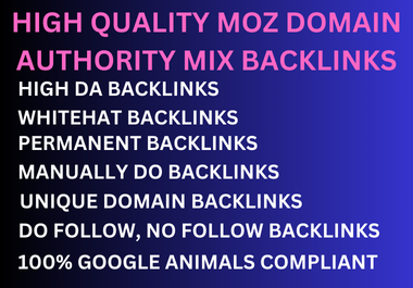 Manual 110 high quality profile backlinks,  Do follow,  unique,  permanent,  Moz high DA mix backlinks