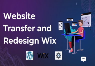 Seamless Website Transfer and Redesign on Wix Modern & Responsive Design