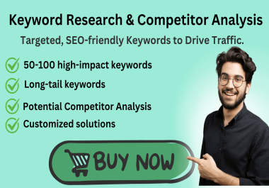 I will do Potential Kw Research & Competitor Analysis For Your Business.