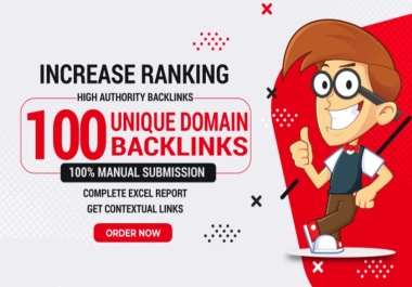 100 SEO Backlinks With All Unique Domains DA 70 To 90 Plus