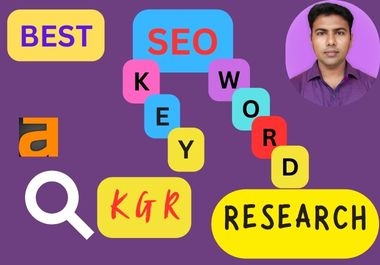 I shall find best SEO keyword research and KGR keyword for you