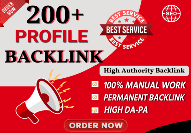 200+ High-Quality Profile Backlinks to Boost SEO & Google Ranking