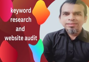 I will do keyword research & website audit