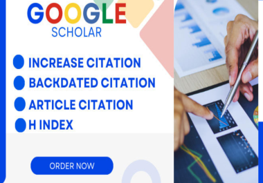 increase your citations and h index on google scholar and researchgate