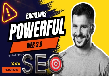 I will do build 50 high quality web 2.0 SEO backlinks