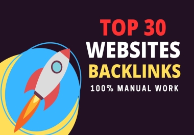 Top 30 Websites for High DA PA TF CF Backlinks-Improve Site Metrics With Ranking