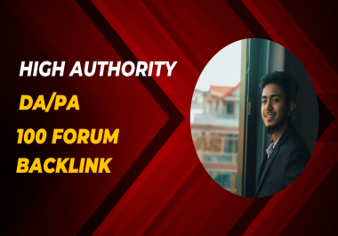 100 HQ Forum Backlink with High DA/PA to Boost Your Ranking on Google