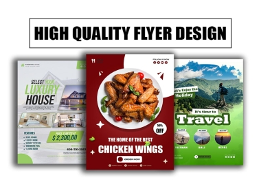 Custom & Eye-Catching Flyer Design For Business,  Corporate & More