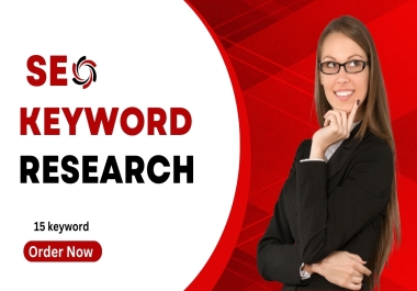 I will do in-depth SEO keyword research to boost your rankings