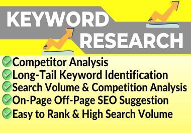 I Will Conduct In-Depth 20 KGR Keyword Research for Higher Rankings