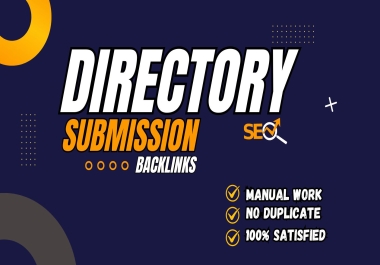 100 Manual Do-Follow Directory Submission Backlinks