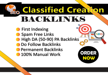 100 Classified Creation Backlinks for SEO Success.