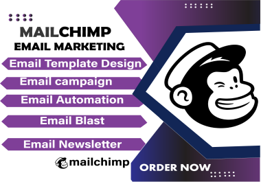 Mailchimp Email service - Email templet design